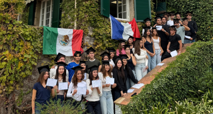 Mexican Students Celebrate the End of Their French Immersion in Antibes